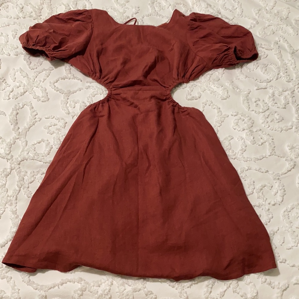 Sky to Moon open back brown dress (small) - Picture 4 of 6